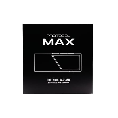 Protocol Max | Portable DAC-Amplifier with 10-Band PEQ, Dual Cirrus Logic CS43198 + Dual SG Micro SGM8262-2 | 600mW High Power Amplification
