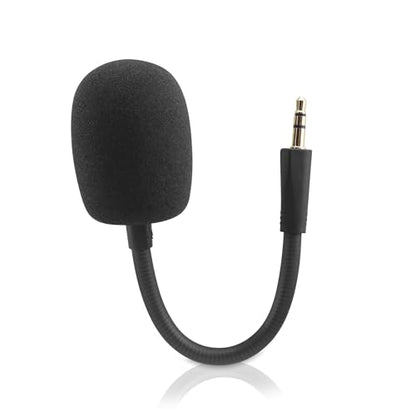 LEFXMOPHY Blackshark V3 Mic Replacement for Razer Blackshark V3, V3 PRO, V3 X (2025 Version) Game Headset Microphone Accessory Black Shark 3rd Gen 3.5mm Detachable Gaming Boom Mike with Foam, Black - color: Black 1-PACK
