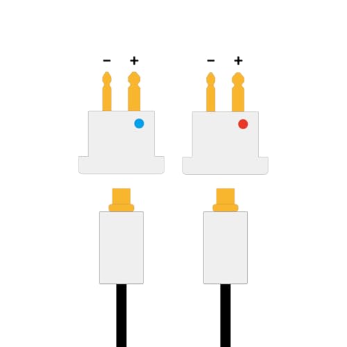 FitEar Adapter to MMCX or 2Pin 0.78mm for FitEar TG334, TG335, Pure, Silver, IEM Bluetooth Adapter, FitEar Male to MMCX or 2Pin Flat Female (Fitear to MMCX)
