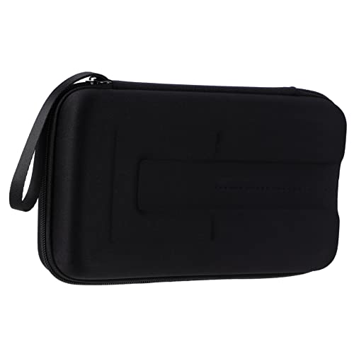 Abaodam Portable Microphone Storage Case Lightweight Carrying Bag with Padded Dividers Dual Microphone Slots Receiver Compartment for Mic Accessories for Travel and Storage