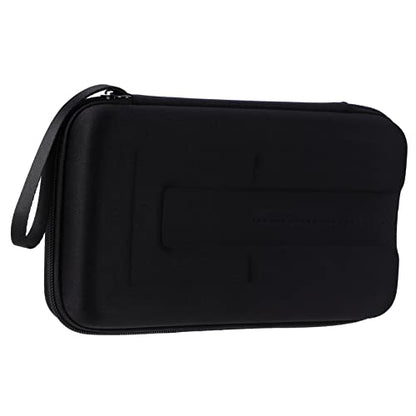 Abaodam Portable Microphone Storage Case Lightweight Carrying Bag with Padded Dividers Dual Microphone Slots Receiver Compartment for Mic Accessories for Travel and Storage