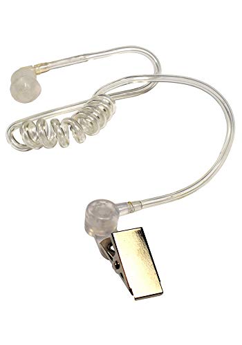 HQRP 2X 2 Pin Acoustic Tube Earpiece Headsets Mic Compatible with ICOM IC-A20, IC-A21, IC-A22, IC-A22(E), IC-A22E Sun Meter