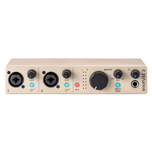 Arturia MiniFuse USB-C Audio Interface (Champagne, MiniFuse 2) - color: Champagne, size: MiniFuse 2