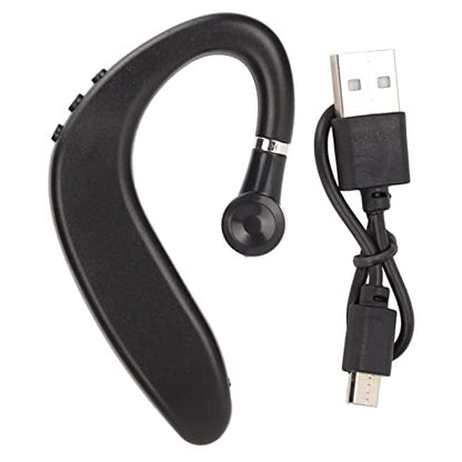 Bluetooth Headset, Single Ear Wireless Headphone with Noise Reduction 25H Talk Time 360H Standby IPX6 for Driving Business Gym