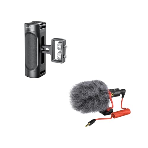Bundle: SmallRig Mini Side Handle and SmallRig Shotgun Mic for Camera