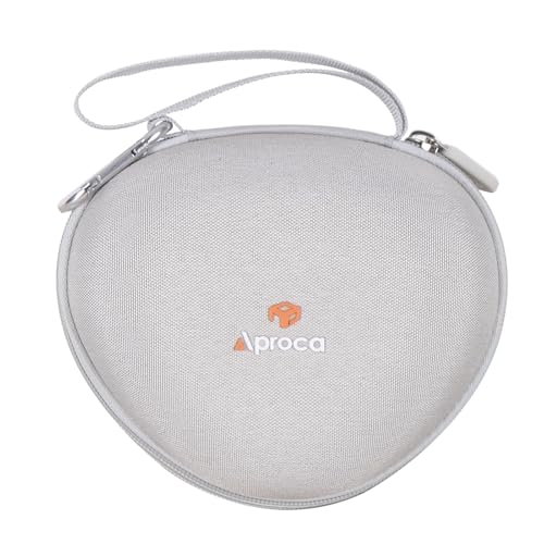 Aproca Kids Headphones Case Compatible with iClever BTH12 / HS19 / BTH26 Kids Bluetooth Headphones, Storage Hard Bag -Grey (Case Only) - color: Grey
