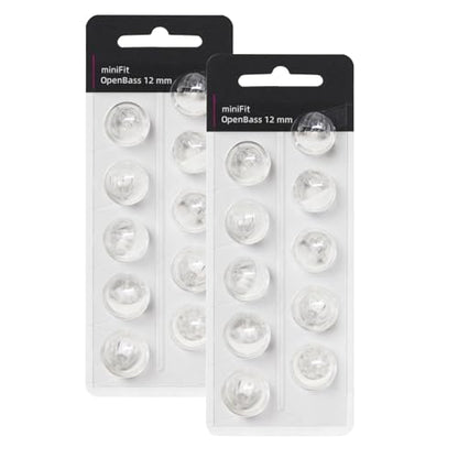 for Oticon Hearing Aid Supplies,Open Bass 12MM/20PCS,Hearing Aid Domes - size: 12MM OPEN BASS VENT