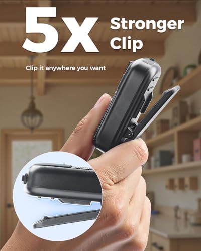 SUPERONE 2026 Upgrade Wearable Bluetooth Speaker with Voice Assistant & Mic | IPX7 Waterproof Clip-on Portable Speaker, TWS Pairing, Up to 30H of Play, Supports Siri/Google/Alexa - style: 1 Item & Voice Assistant Function
