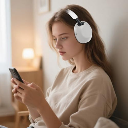 for Sony WH-1000XM6 Case Cover, 3 Sets Silicone Sweat Cover, KONXISA Eeadphones Protective Case for Sony WH-1000XM6 Earpad/Ear/Headband Covers Protector, Washable Sweatproof(White)