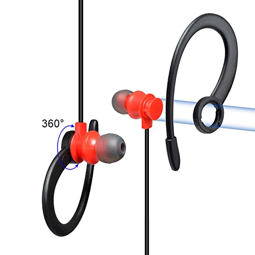 UAYESOK 2 Pin Walkie Talkie Earpiece with Mic for Motorola, 2 Pack | G Shape Headset, For CP110 CP185 CP200 CP200D CLS1110 CLS1410 DTR550 DTR650 RDU2020 SP50 P200, Yaesu FT-65R