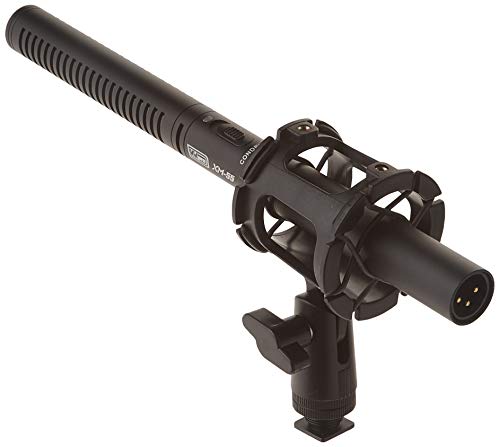 VidPro XM-55 13-Piece Professional Video & Broadcast Unidirectional Condenser Shotgun Microphone Kit - Complete Set Includes 2 Mounts Adapters Cables and More Perfect for Indoor and Outdoor Recording - style: XM-55