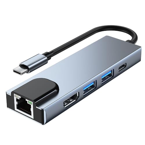 USB-C Docking Station, 10-in-1 Triple Display USB-C hub with 4K HDTV+PD 87W+RJ45 Ethernet+SD/TF+Audio+USB 3.0 - color: 8 in 1, size: 1.2m