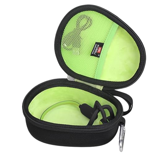 FBLFOBELI Kids Headphone Case for BAICLUD/Mehomeli/JusTalk/iClever/LOBKIN | Hard EVA Shell, Kids Bluetooth Air Conduction Open Ear Headphones Case, Shockproof & Water-Resistant, Green - color: Green