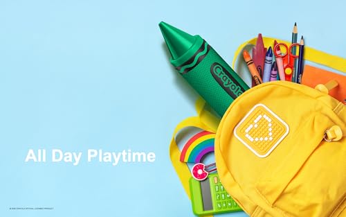 Crayola Kids Crayon Speakers Bluetooth, Portable Bluetooth Speakers | 20W Peak Power HD Sound, Mini Bluetooth Speaker Wireless with TWS Pairing BT 5.3, FM Radio Home/Party/Outdoor/Travel - color: Green