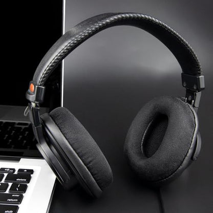 SOULWIT Suede Earpads for Sony MDR-7506/MDR-V6/MDR-V7/MDR-CD900ST - Black