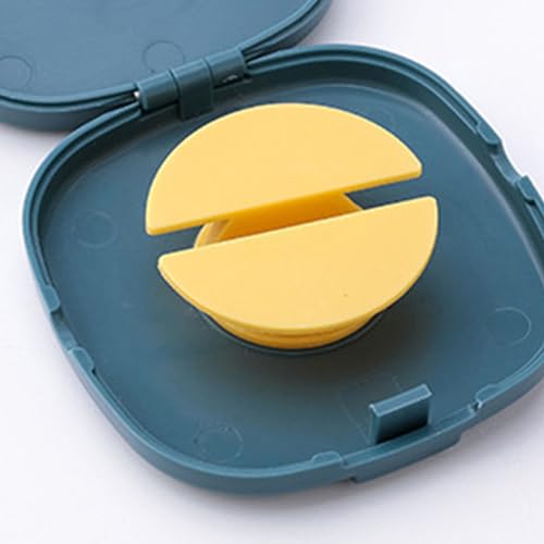 Portable Retractable Cord Organizer Multifunction Retractable Cable Management Cable Winder Organizer for Headphone Cable Charging Cable Blue Yellow