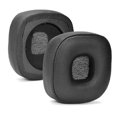 Replacement Major 4 Earpads for Marshall Major IV Wireless On-Ear Headphones Ear Cushion Pads with Protein Leather and Memory Foam, Repair Part (Black)