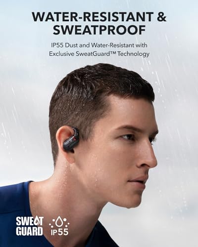Soundcore V30i by Anker Open Ear Earbuds, Open Ear Headphones True Wireless | Ultra-Comfort, Lightweight, Snug Fit, Ergonomic Hooks, Robust Bass, 36H Playtime, Bluetooth 5.3, App Control, Clear Calls