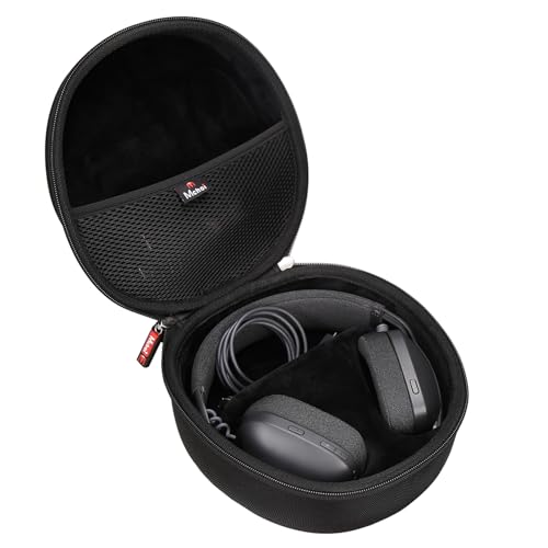 Mchoi Headphones Case Fits for Logitech Zone Vibe 100&125 / for Logitech G PRO X, G735 Wireless Headphones, Case Only, Black - color: Black