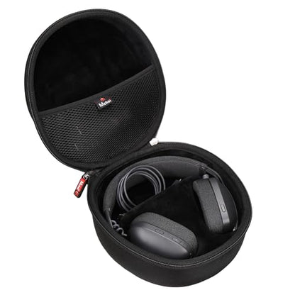 Mchoi Headphones Case Fits for Logitech Zone Vibe 100&125 / for Logitech G PRO X, G735 Wireless Headphones, Case Only, Black - color: Black