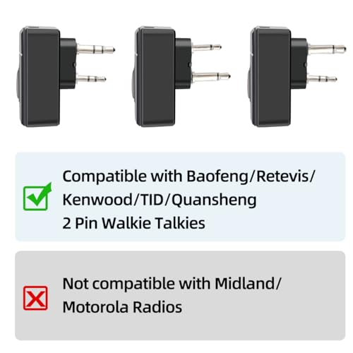 ABBREE Ham Radio Wireless Handheld Speaker Mic, 2 Pin Shoulder Microphone Compatible with Baofeng 5RM UV-5R,BF-F8HP PRO,GM21,K5PLUS,GM-15Pro,UV-5G Plus AR-152 Quansheng UV-K5 8 Walkie Talkie (Green) - color: Green