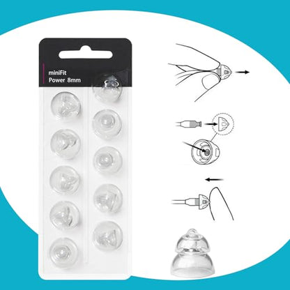 for Oticon Hearing Aid Supplies,Power Dome 8MM/20PCS,Hearing Aid Domes - size: 8MM POWER DOME