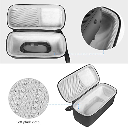 Case for Sonos Roam Portable Speaker Travel Carrying Storage Bag with Silicone Cover(Blue) - color: Blue