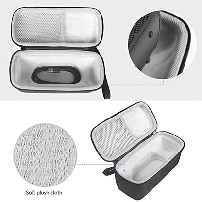 Travel Carrying Case for Sonos Roam Portable Speaker Storage Bag with Silicone Cover,Dustproof and Shockproof (Grey) - color: Grey