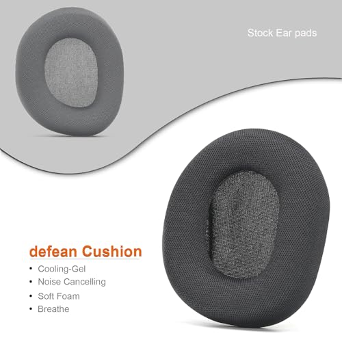 Defean Fabric Earpads for Turtle Beach Stealth 600 Gen 2/600 Gen3/500XB | Also for Stealth 600 Gen 2/600 Gen2 USB/600 Gen 2 MAX/600 Gen3(600XB)/500 XB Headset - color: Fabric