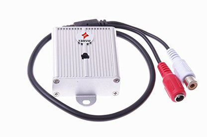 Vanxse® Mini Microphone High Sensitive Pickup Audio Mic Waterproof Metal Case for CCTV Security Camera DVR System