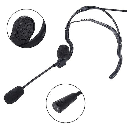 Walkie Talkie Earpiece Behind The Head Over Ear Radio Headset Headphone with Boom Mic U94 PTT Compatible for Baofeng Kenwood UV-5R BF-F8HP 888S