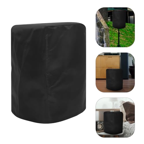 ibasenice Outdoor Audio Dust Cover Weatherproof Oxford Fabric Speaker Cover for Protection against Rain and Dust Fits Most Outdoor Speakers 17.99 X 11.81 X 11.02 Inch