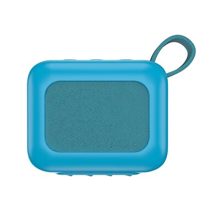 Silicone Case for JBL GO4 Portable Bluetooth Speaker, Soft Drop-Proof Protective Cover Scratch-Resistant Carrying Case with Carabiner (Blue) - color: Blue