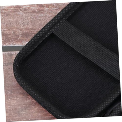 2 Pack EVA Storage Case with Smooth Zipper for Headphone Storage | Black Travel Pouch, Hard Shell Construction, Proper Seal, Outdoor Use, Compact Case for Small Items
