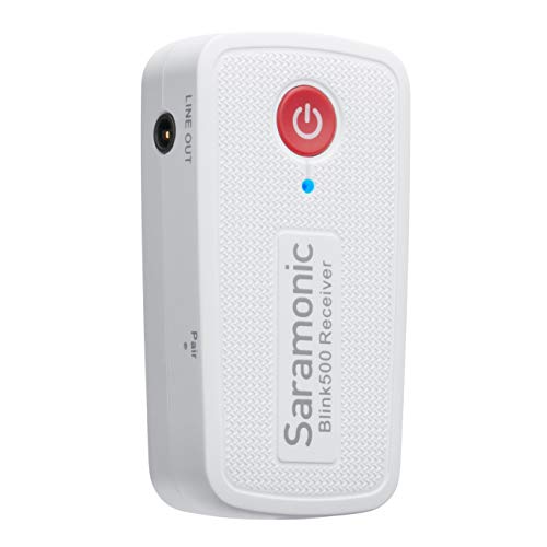 Saramonic Ultracompact 2.4 GHz Wireless Clip-On Mic System w/Lav & Dual-Reciever for Cameras & Mobile (Blink 500 B1) - size: Blink 500 B1W