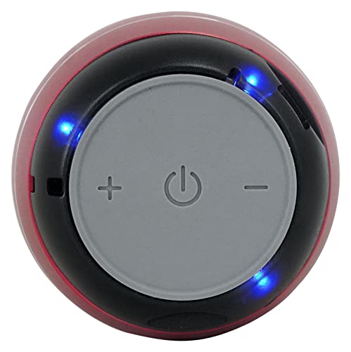 Rockville RPB2-RED 5W Portable Bluetooth Speaker, TWS Wireless Stereo Link, Built-in Mic, SD Slot, Selfie Remote, Aluminum Design | TWS Stereo Link, SD Card Slot, Built-in Mic, Aluminum Body, 5-Hour Rechargeable Battery, 30-Min Charge - color: Red