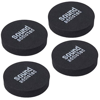 Isolation Pads for Soundbar - Anti Vibrations Foam Pads Feet (4Pack) 2.5'' x 0.65'' Suitable for Most Sound bars - BarPads (Round) - size: Circle