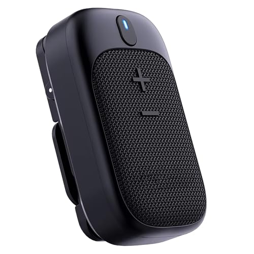 Portable Bluetooth Speaker Clip-On Compatible with Samsung Galaxy S23/ Ultra/Plus/ 5G Wireless IPX5 Quick Stereo & Mic Setup Magnet Mount/ 18 Hours+ Indoor/Home/Party/Outdoor/Beach/Travel