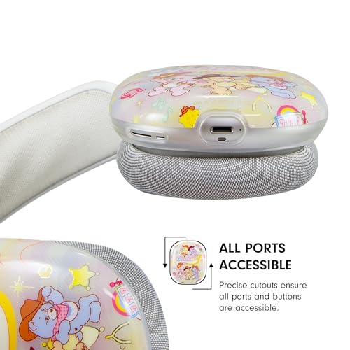 Sonix x Care Bears Protective Case for AirPods Max Headphones - Stylish TPU Hard Shell Ear Cup Covers | Cowbears - color: Cowbears