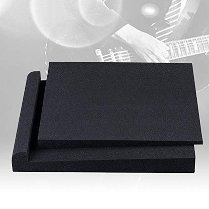 Studio Monitor Isolation Pads Acoustic Isolation Foam Monitor Speaker Stands High Density PU Foam with 2 Pieces 5 Angle Positions for Professional Studio Monitors (b)