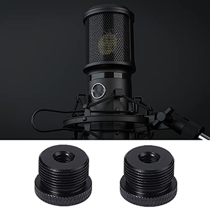 Mic Stand Adapter 1/4 Female to 5/8 Male Screw Thread Adapter Tripod Screw Adapter for Camera Monitor Microphone Stand