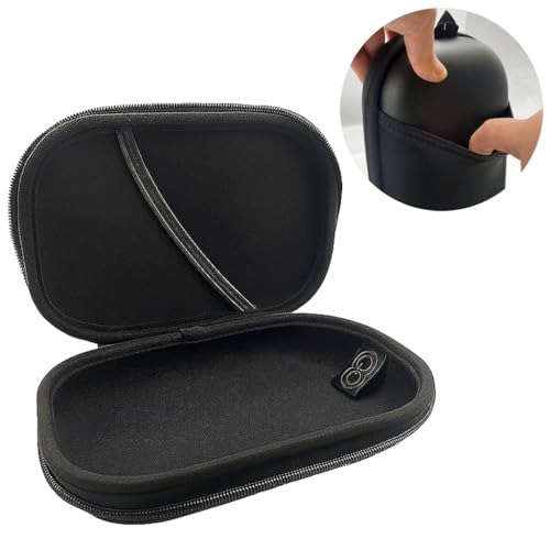 Headphones Case Compatible with Bose QC45/QC35/QC25/QC15/Ultra Gaming Headset, PU Hard Shell Travel Case with Cable Storage, Black