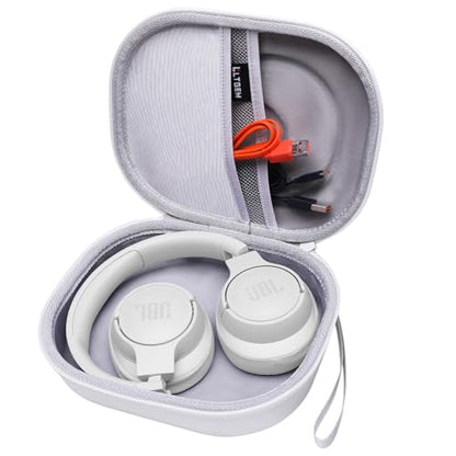 Case for JBL Tune 770NC/510BT/720BT/520BT/670NC/520C Headphones White | Hard Carrying Travel Case for JBL Live 770NC/670NC/680NC/780NC Headphones - color: White
