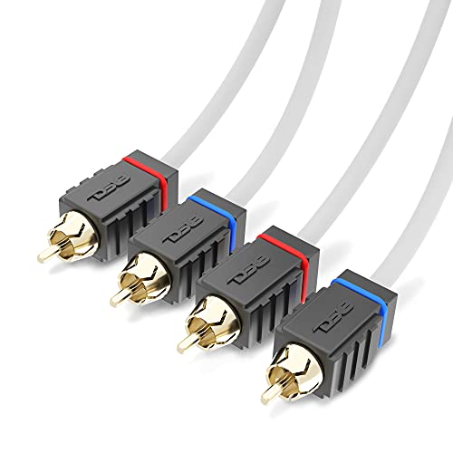 DS18 MOFCR-25FT 2 Channels OFC Marine RCA Audio Stereo Cable - 25 Feet - style: 25 Ft