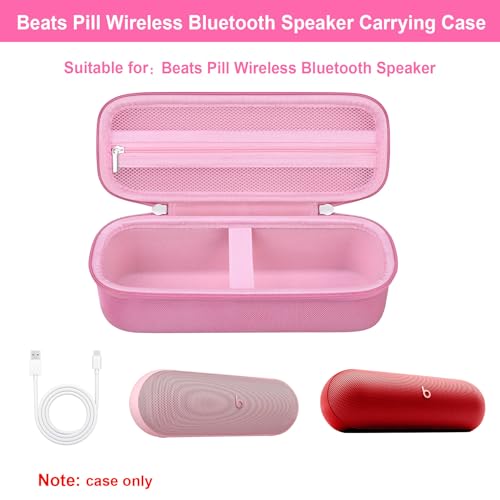 Carrying Case for Beats Pill - Portable Bluetooth Speaker/Beats Pill x Kim - color: Pink