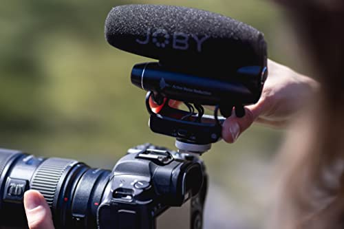 JOBY Wavo PRO 프로페셔널 온 카메라 방향 샷건 마이크, 내장 액티브 노이즈 감소 및 Rycote 쇼크 마운트, CSC, 미러리스, 캠코더, 블로깅, 영화 제작, 유튜버, 크리에이터 - style: Wavo PRO