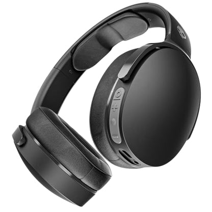 Skullcandy Hesh Evo Wireless Over-Ear Bluetooth Headphones - True Black | Bluetooth, Noise Isolating Fit, 36 Hours Battery, Foldable, Lightweight Design, Microphone, Travel, Commuting, Studying - color: True Black