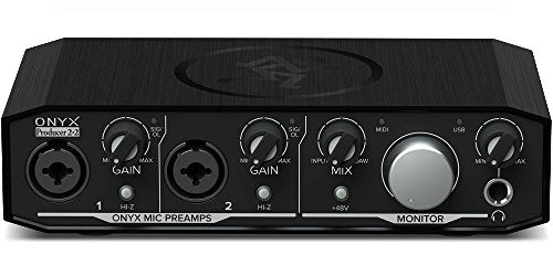 Mackie Audio Interface, Onyx Producer 2X2 USB Audio Interface with MIDI (Onyx Producer 2-2) - style: 2 Mic Res w/MIDI