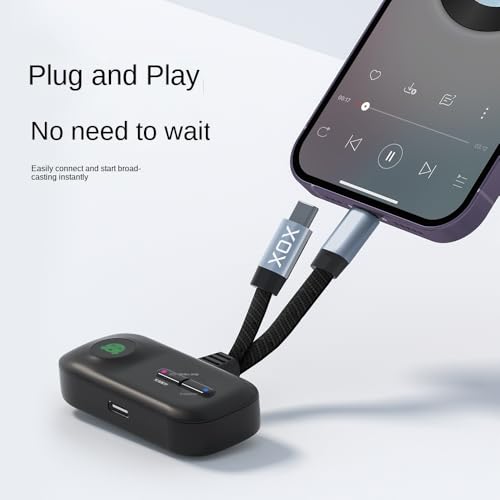 XOX J1010 Wireless OTG Suitable for Quickly Open The Pairing and Connect Between The Live Sound Card with Smartphone in Seconds.(ONLY for XOX Sound Card to USE)