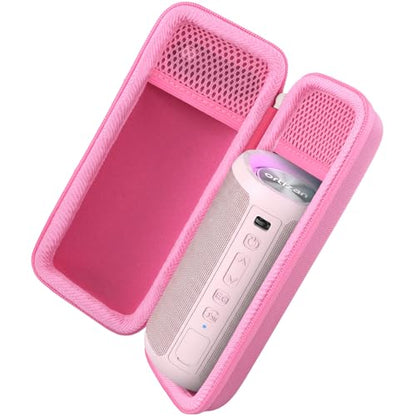 Khanka Hard Travel Case for Ortizan Portable Bluetooth Speaker, IPX7 Waterproof Wireless Speaker, Case Only (Pink) - color: Pink